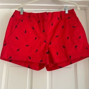 Vineyard vines Red Lobster Print Women Shorts